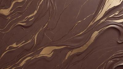 The primary subject of the image is a close-up of a marbled surface, possibly a piece of chocolate or a marbled wall. The setting is a dark background, which contrasts with the marbled surface. The visual style appears to be a close-up of the marbled surface, possibly a photo or a digital art piece. The colors and mood of the image are dark and moody, with the marbled surface being the main focus.