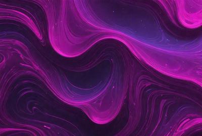 The primary subject of the image is a purple, swirling, and flowing pattern. The setting is a dark background, which contrasts with the vibrant purple color of the pattern. The visual style appears to be a digital art or illustration, as the pattern is intricate and detailed. The colors and mood of the image are predominantly purple, creating a sense of depth and a visually striking composition.