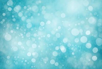 The primary subject of the image is a blue and white background with a pattern of bubbles. The setting is a cloudy sky, and the visual style is a digital art or illustration. The dominant colors are blue and white, creating a calm and serene atmosphere.