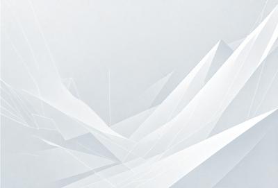 The image is a white background with a pattern of triangles. The triangles are arranged in a way that creates a sense of depth and complexity. The overall atmosphere is clean and minimalistic, with the focus on the intricate pattern of the triangles.