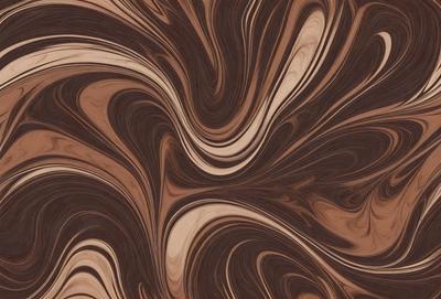 The primary subject of the image is a wooden surface with a swirling pattern. The setting is a close-up of the wooden surface, showcasing the intricate design. The visual style is a combination of a photo and a digital art, as the wooden surface appears to be a photograph with a digital artistic touch. The colors and mood of the image are warm and inviting, with the wooden surface being the main focus.