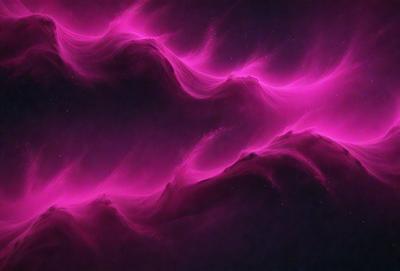 The primary subject of the image is a pink, purple, and red swirling pattern. The setting is a dark background, which contrasts with the vibrant colors of the swirling pattern. The visual style appears to be a digital art or illustration, as the swirling pattern is created with a combination of colors and lines. The overall atmosphere of the image is energetic and dynamic, with the swirling pattern capturing the viewer's attention.