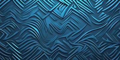 The primary subject of the image is a blue and white patterned wall. The setting is a room with a blue and white patterned wall, which serves as the background. The visual style is a combination of digital art and illustration, creating a unique and intricate design. The dominant colors are blue and white, giving the wall a clean and modern appearance.