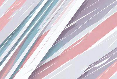 The primary subject of the image is a colorful, abstract design featuring a mix of pink, blue, and white colors. The setting is a white background, which provides a clean and minimalist appearance. The visual style is a combination of digital art and illustration, creating a unique and eye-catching pattern. The overall atmosphere is vibrant and lively, with the colors and patterns evoking a sense of energy and creativity.