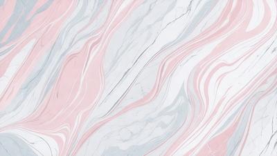 The primary subject of the image is a marbled surface, which appears to be a combination of pink and white colors. The setting is a wall, and the visual style is a close-up of the marbled surface. The colors and mood of the image are predominantly pink and white, creating a visually appealing and elegant atmosphere.