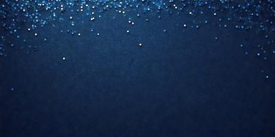 The primary subject of the image is a blue background with a pattern of white dots. The setting appears to be a dark room, and the visual style is a close-up of the blue background with the white dots. The colors and mood of the image are predominantly dark and moody, with the blue background and white dots creating a visually striking contrast.