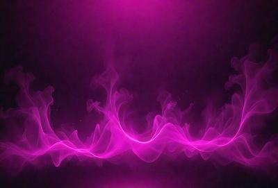 The primary subject of the image is a purple smoke or mist, which is the main focus of the scene. The setting is a dark background, which contrasts with the purple smoke. The visual style of the image is a digital art or illustration, as it appears to be a computer-generated or digitally created scene. The colors and mood of the image are predominantly purple, creating a somewhat mysterious and atmospheric ambiance.