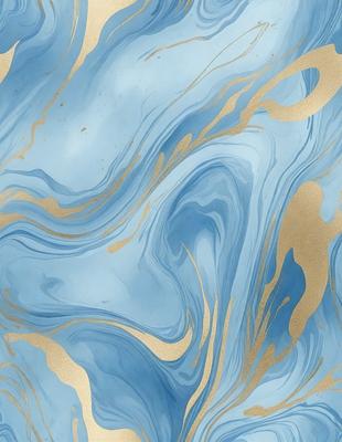 The primary subject of the image is a blue and gold swirling pattern, which appears to be a digital art or illustration. The setting is a blue and gold background, creating a visually appealing contrast. The visual style is a mix of digital art and illustration, giving the image a unique and artistic appearance. The dominant colors are blue and gold, creating a sense of depth and richness in the pattern.