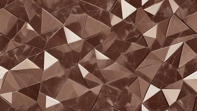 The primary subject of the image is a brown and white patterned surface, which appears to be a marble or stone texture. The setting is a close-up of the pattern, showcasing the intricate design. The visual style is a combination of a photo and digital art, as the image is a close-up of a patterned surface. The colors and mood of the image are warm and earthy, with the brown and white colors creating a natural and organic atmosphere.