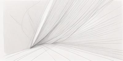 The primary subject of the image is a white drawing or illustration of a curved line. The setting is a white background, and the visual style appears to be a combination of digital art and illustration. The colors and mood of the image are predominantly white, creating a clean and minimalist appearance.