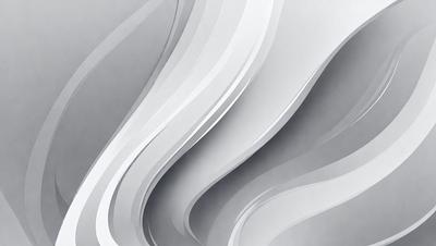 The primary subject of the image is a series of white, curved lines that resemble a wave or a flowing waterfall. The setting is a white background, which provides a clean and minimalist appearance. The visual style is a combination of digital art and illustration, as the lines are drawn with precision and the overall composition is well-organized. The colors and mood of the image are predominantly white, giving it a calm and serene atmosphere.