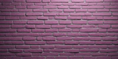 The primary subject of the image is a large brick wall painted in a pink hue. The setting is a brick wall, and the visual style appears to be a photo. The dominant colors in the image are pink and purple, creating a warm and inviting atmosphere.