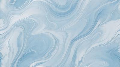 The primary subject of the image is a blue and white patterned surface, which appears to be a marbled or textured material. The setting is a room with a blue and white color scheme, which complements the patterned surface. The visual style of the image is a combination of photo and digital art, creating a unique and eye-catching design. The dominant colors in the image are blue and white, giving the scene a calm and soothing atmosphere.