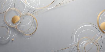 The primary subject of the image is a wall with a pattern of gold and white swirls. The setting is a room with a gray background. The visual style is a combination of digital art and illustration, creating a unique and eye-catching design. The dominant colors are gold and white, giving the wall a warm and elegant appearance.