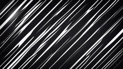 The primary subject of the image is a black and white pattern, which appears to be a digital art or illustration. The setting is a black background, and the visual style gives the impression of a modern, artistic design. The dominant colors are black and white, creating a classic and timeless atmosphere.