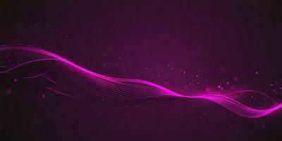 The primary subject of the image is a purple wave, which is the main focus of the scene. The wave is set against a dark purple background, creating a striking contrast. The visual style of the image is digital art, as it appears to be a digital illustration or a pattern. The dominant colors in the image are purple and black, giving it a bold and dramatic appearance.