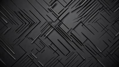 The primary subject of the image is a black and white patterned wallpaper. The setting is a black background, which emphasizes the pattern and texture of the wallpaper. The visual style is a close-up of the wallpaper, showcasing its intricate design. The colors and mood of the image are predominantly black and white, giving it a classic and timeless appearance.