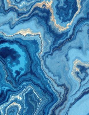 The primary subject of the image is a blue and white marbled surface, which appears to be a painting or a digital artwork. The setting is a blue and white marbled surface, which is the main focus of the image. The visual style is a painting or a digital artwork, as it is not a photo. The colors and mood of the image are predominantly blue and white, creating a calm and serene atmosphere.
