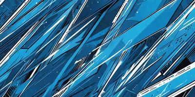 The primary subject of the image is a blue and white patterned background. The setting is a blue and white patterned background, which creates a visually appealing and artistic atmosphere. The visual style of the image is digital art, as it is a computer-generated design. The dominant colors in the image are blue and white, which contribute to a calm and soothing mood.