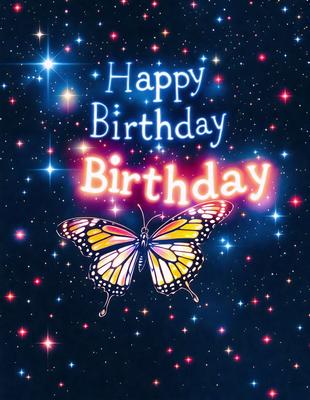 Happy birthday butterfly.