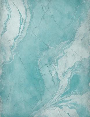 The primary subject of the image is a blue marble tile, which is the main object, scene, or focus of the image. The setting or background of the image is a blue marble tile, which is the environment, backdrop, or surface visible in the image. The visual style of the image is a photo, as it is a real-life photograph of the blue marble tile. The dominant colors in the image are blue and white, creating a calm and serene atmosphere.