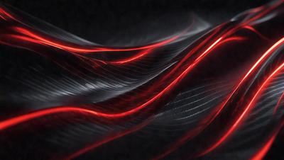 The primary subject of the image is a red and black swirling pattern, which appears to be a digital art or illustration. The setting is a dark background, which contrasts with the vibrant colors of the swirling pattern. The visual style suggests that the image is a creative and artistic representation of a swirling motion. The dominant colors are red and black, giving the image a bold and striking appearance.