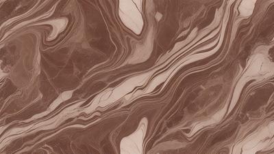 The primary subject of the image is a close-up of a marbled stone surface. The setting is a natural environment, with the stone surface being the main focus of the image. The visual style is a close-up, which emphasizes the intricate details of the marbled stone. The colors and mood of the image are predominantly earthy tones, giving it a natural and organic feel.