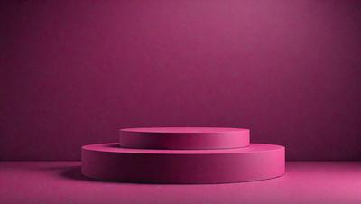 The primary subject of the image is a pink square or block, which is the main object in the scene. The setting is a pink wall, and the visual style appears to be a photo. The dominant colors in the image are pink, creating a warm and inviting atmosphere.