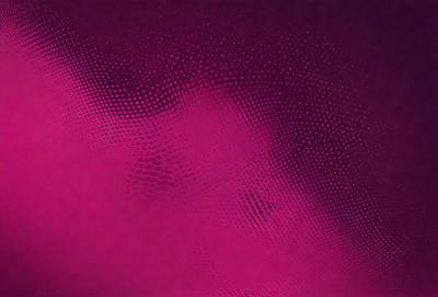 The primary subject of the image is a close-up of a pink surface with a pattern of dots. The setting appears to be a room with a pink wall, and the visual style is a combination of a photo and a digital art. The colors and mood of the image are predominantly pink, creating a warm and inviting atmosphere.