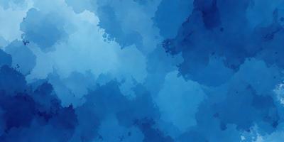 The primary subject of the image is a blue sky with clouds. The setting is a cloudy sky, and the visual style is a digital art or illustration. The dominant colors are blue and white, creating a calm and serene atmosphere.