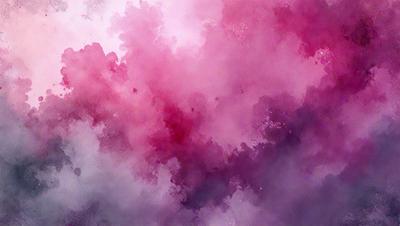 The primary subject of the image is a pink and purple cloud, which is the main focus of the scene. The cloud is set against a purple background, creating a vibrant and colorful visual effect. The image is a digital art piece, showcasing the artist's creativity and skill in designing and painting the cloud. The dominant colors in the image are pink and purple, which evoke a sense of warmth, tranquility, and beauty.