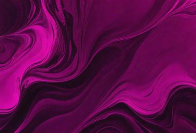 The primary subject of the image is a purple, swirling, and flowing pattern. The setting is a purple background, which complements the swirling pattern. The visual style is a digital art or illustration, creating a unique and eye-catching design. The dominant colors are purple, with various shades and tones, which contribute to a calming and soothing atmosphere.