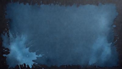 The primary subject of the image is a large blue canvas. The setting is a dark blue background, which creates a moody atmosphere. The visual style is a painting or drawing, as the canvas appears to be a canvas rather than a photograph. The colors and mood are predominantly dark blue, creating a sense of depth and intensity.