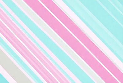 The primary subject of the image is a striped pattern, which is displayed on a blue and pink background. The visual style of the image is a combination of photo and digital art, creating a unique and eye-catching design. The colors and mood of the image are predominantly pink and blue, giving it a vibrant and cheerful atmosphere.