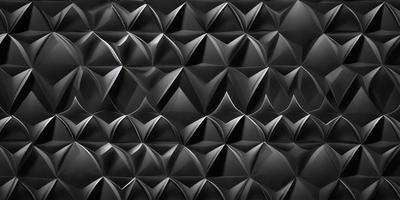 The primary subject of the image is a black and white patterned wallpaper. The setting is a black background, which emphasizes the patterned wallpaper. The visual style is a close-up of the wallpaper, showcasing its intricate design. The colors and mood of the image are predominantly black and white, giving it a classic and timeless appearance.