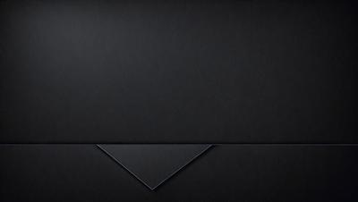 The primary subject of the image is a black leather envelope. The setting is a black background, which emphasizes the envelope's color. The visual style is a close-up of the envelope, showcasing its texture and details. The colors and mood of the image are dark and sophisticated, with the black leather envelope being the focal point.