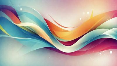 The primary subject of the image is a colorful, abstract design featuring a mix of blue, orange, yellow, and pink colors. The setting is a background of a colorful, swirling pattern, creating a vibrant and lively atmosphere. The visual style is a combination of digital art and illustration, with the design resembling a painting or a pattern. The colors and mood of the image are energetic, lively, and full of life, making it an eye-catching and engaging piece of art.