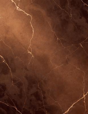 The primary subject of the image is a brown marble wall with a pattern of cracks and crevices. The setting is a room with a brown marble floor, which complements the wall. The visual style is a close-up of the marble wall, showcasing its unique texture and pattern. The colors and mood of the image are warm and earthy, with the brown marble creating a natural and timeless atmosphere.