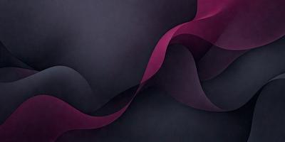 The primary subject of the image is a purple and black abstract art piece. The setting is a dark background, which contrasts with the artwork. The visual style is a combination of digital art and illustration, creating a unique and intriguing design. The dominant colors are purple and black, giving the artwork a bold and striking appearance.
