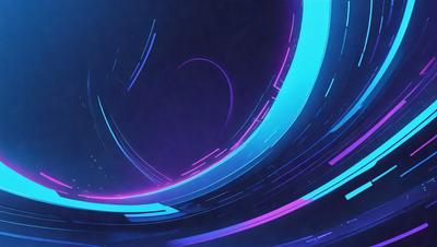 The primary subject of the image is a purple and blue circle, which appears to be a digital art or illustration. The setting is a dark background, and the visual style is a combination of digital art and illustration. The colors and mood of the image are predominantly purple and blue, creating a sense of depth and intrigue.