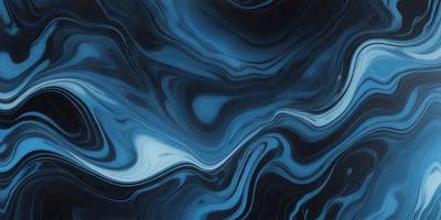 The primary subject of the image is a blue and white swirling pattern, which appears to be a digital art or illustration. The setting is a dark blue background, creating a contrasting effect with the swirling pattern. The visual style suggests that the image is a creative and artistic representation of a swirling design. The dominant colors are blue and white, giving the image a calming and soothing atmosphere.