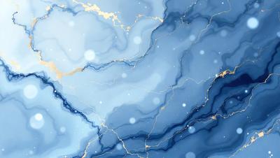 The primary subject of the image is a blue and gold swirling pattern, which appears to be a digital art or illustration. The setting is a blue and gold background, creating a visually striking contrast. The visual style is a combination of digital art and illustration, giving the image a unique and artistic appearance. The colors and mood of the image are predominantly blue and gold, with a sense of depth and movement created by the swirling pattern.