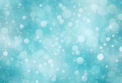 The primary subject of the image is a blue and white background with a pattern of bubbles. The setting is a cloudy sky, and the visual style is a digital art or illustration. The dominant colors are blue and white, creating a calm and serene atmosphere.