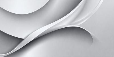 The image features a large, curved, and white surface that appears to be a piece of art or a sculpture. The surface is smooth and has a reflective quality, giving it a shiny appearance. The artwork is displayed in a setting that is likely an art gallery or a museum, as it is showcased on a wall. The visual style of the piece is modern and minimalistic, with a focus on the curved lines and the white color. The overall atmosphere of the image is one of elegance and sophistication.