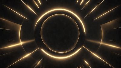 The primary subject of the image is a large, round, yellow circle. The setting is a dark background, which contrasts with the bright yellow circle. The visual style appears to be a digital art or illustration, as the circle is the main focus and the background is black. The colors and mood of the image are predominantly yellow, creating a warm and inviting atmosphere.