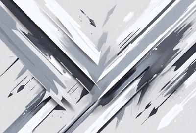 The primary subject of the image is a series of white and gray geometric shapes, which are arranged in a visually striking manner. The setting is a white and gray background, which provides a clean and minimalist appearance. The visual style is a combination of digital art and illustration, creating a unique and artistic representation of the geometric shapes. The colors and mood of the image are predominantly white and gray, giving it a calm and sophisticated atmosphere.