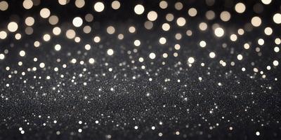 The primary subject of the image is a pattern of bright, shiny, and sparkling lights. The setting is a dark background, which contrasts with the bright lights. The visual style is a close-up of the sparkling lights, creating a visually appealing and captivating scene. The colors and mood of the image are predominantly bright and luminous, with the sparkling lights creating a sense of energy and excitement.