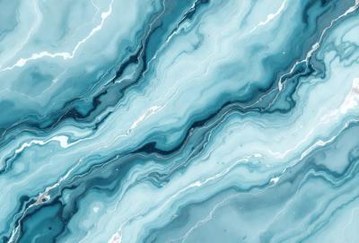 The primary subject of the image is a blue and white swirling pattern, which appears to be a part of a larger blue and white design. The setting is a blue and white marbled surface, which serves as the background for the pattern. The visual style of the image is a combination of a photo and digital art, as it captures the intricate details of the swirling pattern while also showcasing the artistic design. The dominant colors in the image are blue and white, creating a calm and soothing atmosphere.
