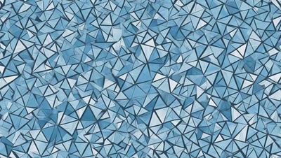 The primary subject of the image is a blue and white patterned background. The setting is a blue sky, and the visual style is a digital art or illustration. The dominant colors are blue and white, creating a calm and serene atmosphere.