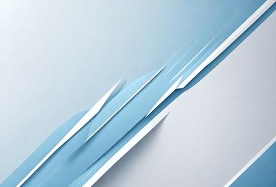 The primary subject of the image is a blue and white striped design. The setting is a white background, and the visual style appears to be a digital art or illustration. The dominant colors are blue and white, creating a clean and modern atmosphere.